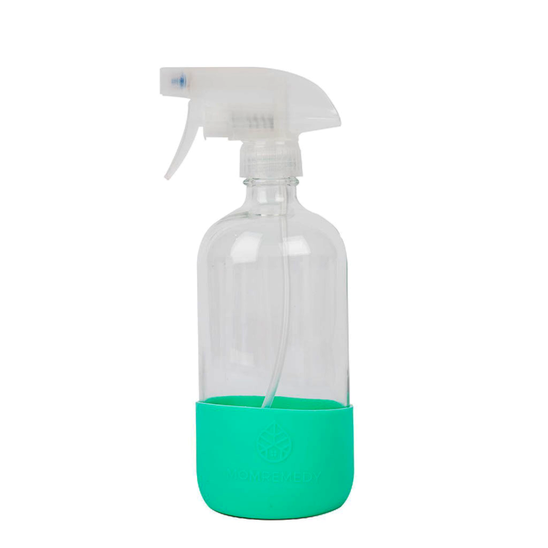 16 oz. Glass Spray Bottle with Silicone Bottom